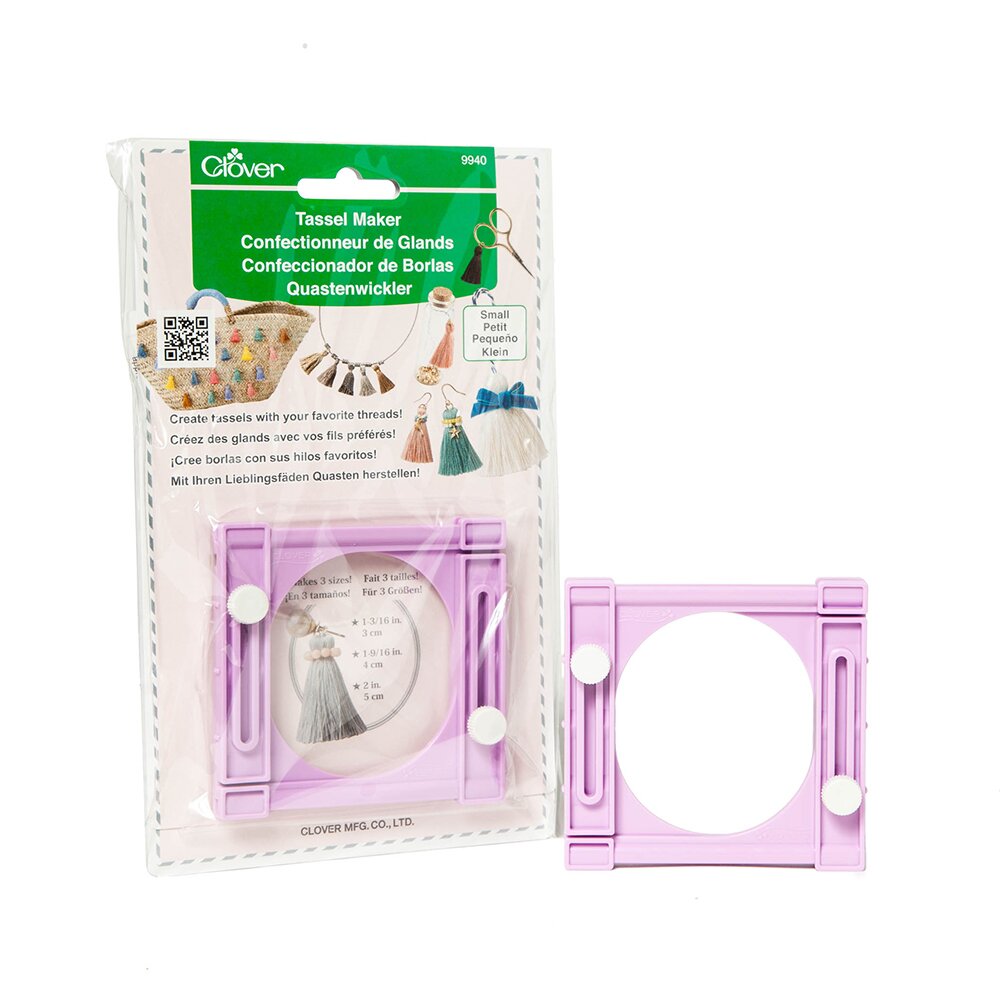 Clover Small Tassel Maker – Hoop and Frame
